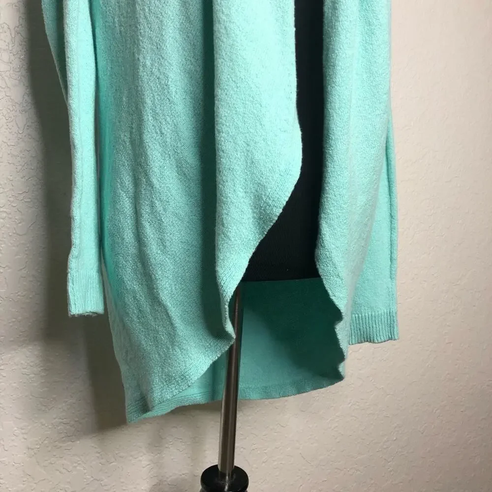 Lilly Pulitzer light blue green open front cardigan size Extra Small XS